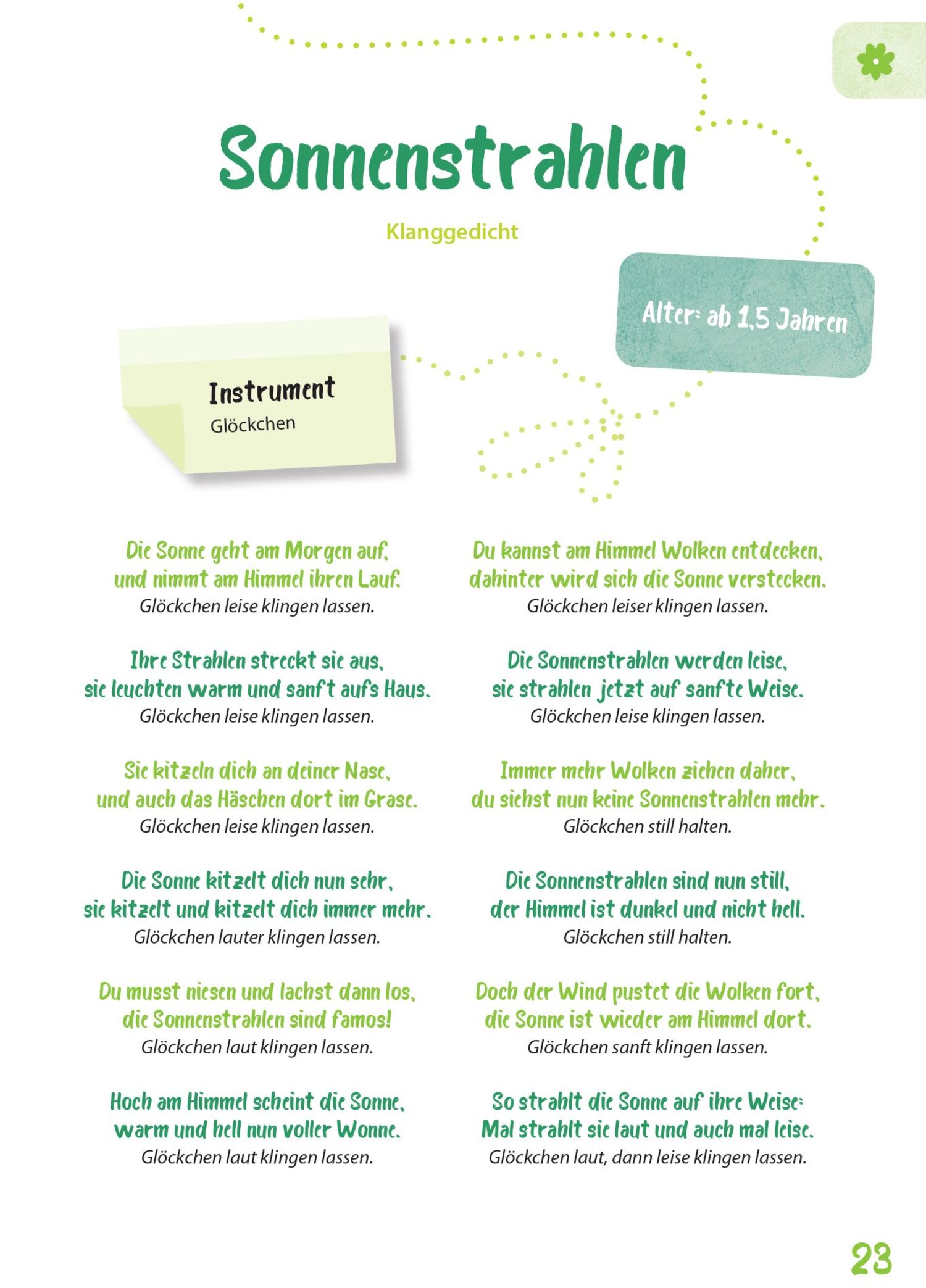 Das Krippen-Jahreszeitenbuch: Klanggeschichten - Klett Kita